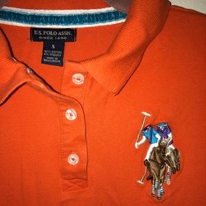 ORANGE U.S POLO ASSN SHIRT